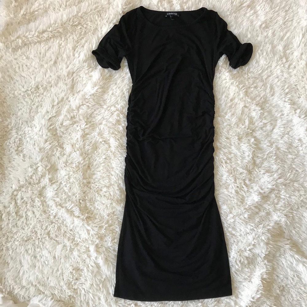 Black maternity dress